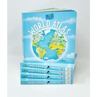 Little Genius World Atlas – Illustrated Children's World Atlas | Children's Geography Educational Bo