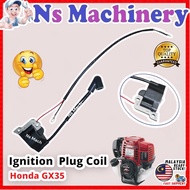 Mesin Rumput Honda GX35 Ignition Plug Coil Brush Cutter OGAWA LPS380 Plug Coil Api