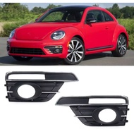 Car Front Bumper Fog Light Fog Lamp Grille Cover Accessories for Volkswagen Volkswagen Beetle (L/R) 
