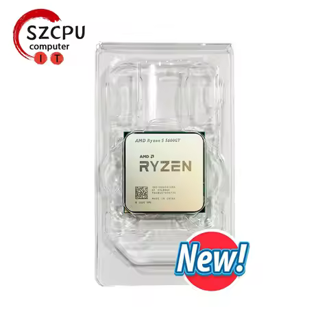 AMD Ryzen 5 5600GT NEW R5 5600GT 3.6GHz Six-Core Twelve-Thread 65W CPU L3=16M 100-000001488 Socket A