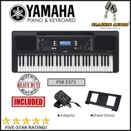 ✅YAMAHA Keyboard PSR-E373  DIGITAL KEYBOARD W/ ORIGINAL YAMAHA POWER SUPPLY ADAPTOR - (2-Year-OFFICI