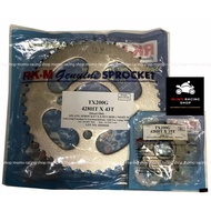 RKM BENELLI KEEWAY TX200G 428M Front/Rear Sprocket✨READY STOCK✨