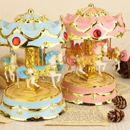 Carousel Merry-Go-Around Nostalgic Diamond Music Box Carousel Music Box Gift Box