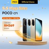 POCO C71 Up to 4GB+128GB/6.88'' display/5200mAh battery/3.5mm headphone jack/smartphone