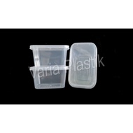 @500 Plastic Lunch Box 250 ML Thinwall/ 250ml Food container + Lid