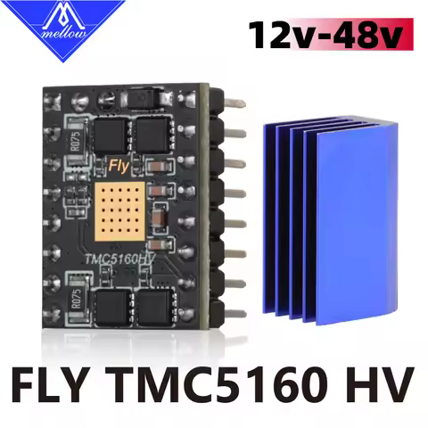 Mellow Fly TMC5160 HV 48V Max 4.4A Stepper Motor StepStick SPI Silent Driver For Gemini Super ♾️ Boa