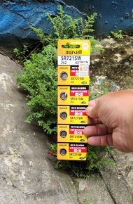 Vỉ 5 viên pin đồng hồ SR721SW 1.55V Maxell PRO SR721 / SR 721 / 362 - Made In Japan