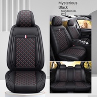 Perdana Axia Bezza Myvi Vivo V6 Vios 2011-2018 Hilux Inspira Semi Leather Car Seat Cover 5-seater Universal Car Seat Cover Is Waterproof And Breathable, Suitable for All Seasons 1