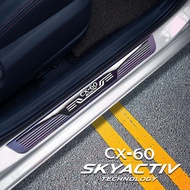Accessories For Mazda CX60 CX-60 Stainless Steel Side Step Door Sill 2016-2025 Pedal Trim Strip