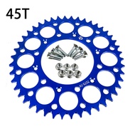 สำหรับ Yamaha YZ WR 125 250 WR 250F 450F อลูมิเนียมทั้งหมด 7075 โซ่เฟืองฟันเฟือง