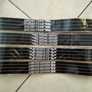 Black 1cm Motorcycle Rim LIST Sticker Motorcycle Rim Sticker