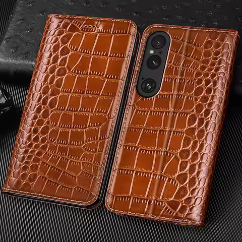 Crocodile Genuine Leather Flip Case For Meizu Note 15 16 16S 16T 16TH 16XS 17 18 18S 18X 20 21 Lite 
