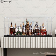 ❤️手办展示盒收纳 Transparent Display Box Suitable for Lego 76457 Harry Potter Hogmode Village Figure Storag