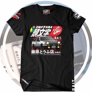 🔰Special Collaboration : JDM Initial D Drift Toyota AE86 x G-Shock x BAIT Tshirt Lelaki Car Accessor