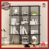 ⭐⭐⭐⭐⭐READY STOCK NEW Artiss Cube Storage Wire Cabinet Metal DIY 12cube /9Cubes Shelves Shelf Bookcas