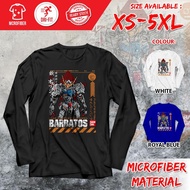GUNDAM Exia Barbatos Ariel Cartoon Dri-Fit XS-5XL Polyester Microfiber Long Sleeve Baju T-Shirt GDV3