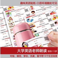 Dual Language English Mandarin Learning Sticker Daily Life English 580pcs Sticker Toddler Learning S