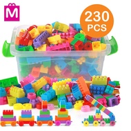 Mitoyos Kids 230 PCS Edu Fun Brick Toy Builder Block Education Play Toys