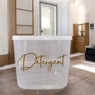 3KG 2KG 650GR GOLD LABEL aesthetic DETERGENT powder laundryroom storage