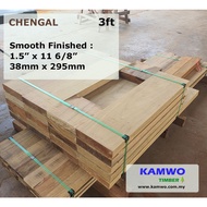 Chengal Stepboard 1.5" x 12" x 3ft (Kayu Cengal Tangga)