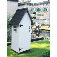 Outdoor Storage Cabinet Waterproof Sunproof Balcony Organizer Outdoor Tool Shed Yard Tool Box Rainpr