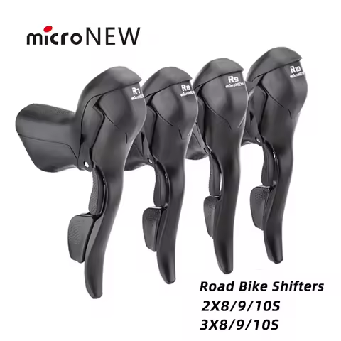 MicroNEW Road Bike Shifter Derailleur 3x7 3x8 3x9 3x10 3x11 Speed Brake Levers Bicycle 2x7 2x8 2x9 2