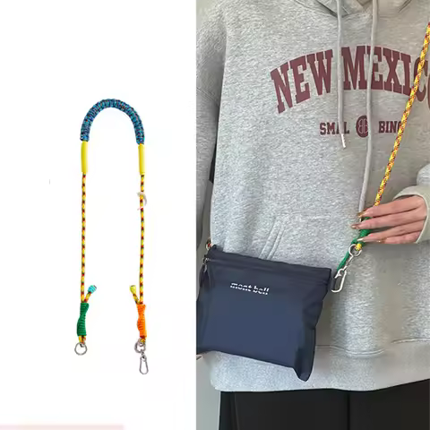 HOLIN Woven Shoulder Strap Suitable for Montbell Coin Purse Shoulder Strap Nylon Cutch Woven Bag Str