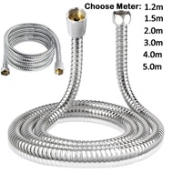 1.5-5m Stainless Steel Shower Hose High Quality Faucet Hose Flexible Shower Hose Thick Silicone Bath