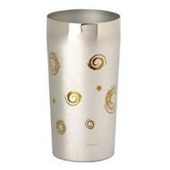 【日本製 Horie】鈦愛生活系列-純鈦抗菌極致雙層杯-渦卷