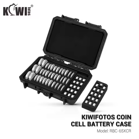 65 Slots Coin Cell Battery Case for CR2450/CR2430/CR2412/CR2354/CR2335/CR2330/CR2325/CR2032/CR2025/C