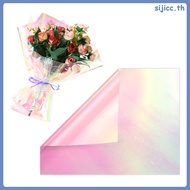 Flower Banquet Wrapping Paper Florist Cellophane Holographic Color Iridescent Dichroic Film for Resi