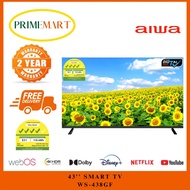 AIWA WS-438GF 43" 4K ULTRA HD | WebOS SMART TV - 2 YEARS WARRANTY
