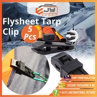 Flysheet Clip Camping Tent Clip Fly Tarp Clamp Tarpaulin Clips Canvas Cloth Buckle Awning Wind Rope Shark Clip Khemah