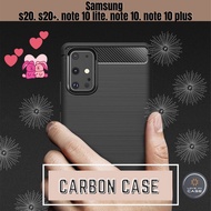 Samsung Note 10 Lite/Note 10/Note 10 Plus/S20/S20 Plus Elegance Rugged Carbon Fiber Phone Case