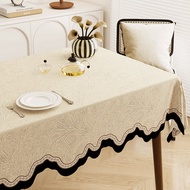 YINSHANG | Wash-Free Linen-Feel Waterproof Table Mat Anti-Scorch