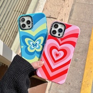 CASETiFY Red Blue Heart Case (iphone 13 Pro Max/13/13 Pro/12/12Pro/12Pro Max/7/8/7+/8+/XS/XS Max/11/