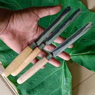 3 PCS Long steel kitchen knives, economical package of long Balinese steel knives