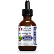 Quantum Nutrition Labs Max Energy B - Vitamin B Complex Liquid Drops, Organic Supplement for Women a