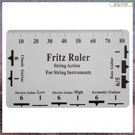 [L E U R] Guitar String Height Measurement Tool Multifunctional Guitar String Specification Ruler Ca