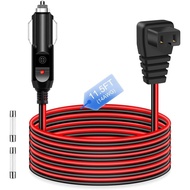 ALITOVE Car Refrigerator Power Cord DC 12V/24V Heavy Duty Car Cigarette Lighter for Fridge 12 Volt P