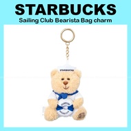 [STARBUCKS] Sailing Club Bearista Bag charm 11cm