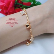 Jurai Dangle Bracelet Jewelry Accessories 24k Gold Plated Anti-Fade Latest G18-33D