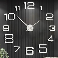 นาฬิกาควอตซ์กระจกอะคริลิค3D แบบทำมือสำหรับนาฬิกาติดผนังขนาดใหญ่ห้องนั่งเล่นการตกแต่งผนังสำนักงานแขวนนาฬิกา G.1