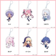 Anime I Was Reincarnated as the 7th Prince Acrylic Keychains Silfa Talia Ren Accessories Bag Hanging