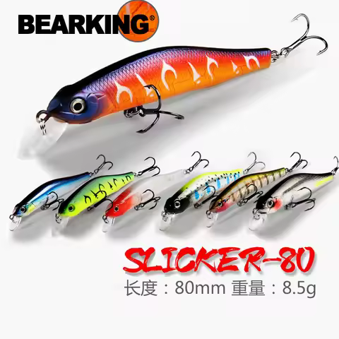 ZIP80 Bearking 8cm/8.5g Magnet System Quality Fishing Lure,Assorted Color Minnow Crank Hot Model Cra