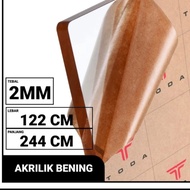 Akrilik Bening Lembaran - Tebal 2mm 