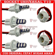 ORIGINAL SOCKET T10 UNIVERSAL MOTORCYCLE SIGNAL LIGHT FITTINGS T10 SOCKET T10 SEIN BULB