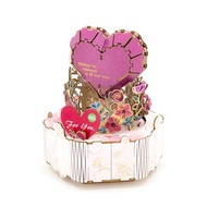 Team Green 3D木拼圖 - 心形音樂盒 情人送禮 手作 立體拼圖