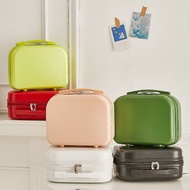 (14 Inch) Mini Women Carry On Suitcase Short Trip Travel Luggage Make Up Bag