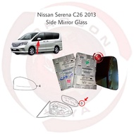 Nissan Serena C26 Side Mirror Glass LH / RH 2013-2014 96365-1GK1A 96366-1GK1A